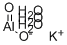 CAS 登录号：37280-47-0， 铝酸钾三水合物