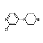 structure of CAS# 373356-50-4, 4-Chloro-6-(1-Piperazinyl)Pyrimidine;4-Chloro-6-(piperazin-1-yl)pyrimidine;4-chloro-6-piperazin-1-ylpyrimidine;6-chloro-4-piperazinylpyrimidine