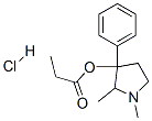 CAS#: 3734-16-5， 1,2-Dimethyl-3-Phenylpyrrolidin-3-Yl Propionate Hydrochloride