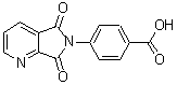 structure of CAS# 37458-42-7, 4-(5,7-Dioxo-5,7-Dihydro-6H-Pyrrolo[3,4-b]Pyridin-6-Yl)Benzoic Acid;4-(5,7-Di<wbr>oxo-5,7-d<wbr>ihydro-py<wbr>rrolo[3,4<wbr>-b]pyridi<wbr>n-6-yl)-b<wbr>enzoic ac<wbr>id;4-{5,7-di<wbr>oxo-5H,6H<wbr>,7H-pyrro<wbr>lo[3,4-b]<wbr>pyridin-6<wbr>-yl}benzo<wbr>ic acid;benzoic a<wbr>cid, 4-(5<wbr>,7-dihydr<wbr>o-5,7-dio<wbr>xo-6H-pyr<wbr>rolo[3,4-<wbr>b]pyridin<wbr>-6-yl)