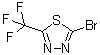 structure of CAS# 37461-61-3, 2-Bromo-5-(Trifluoromethyl)-1,3,4-Thiadiazole;2-Bromo-5-(Trifluoromethyl)-1,3,4-Thiadiazole