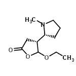 CAS#: 375348-91-7， (4R)-5-Ethoxy-4-[(2R)-1-Methyl-2-Pyrrolidinyl]Dihydro-2(3H)-Furanone