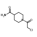 structure of CAS# 375359-83-4, 1-(Chloroacetyl)-4-Piperidinecarboxamide;1-(2-chloroacetyl)piperidine-4-carboxamide;1-(2-Chloro-acetyl)-piperidine-4-carboxylic acid a;1-(2-Chloro-acetyl)-piperidine-4-carboxylic acid amide