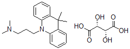 CAS#: 3759-07-7， Dimetacrine bitartrate