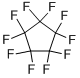 structure of CAS# 376-77-2, 1,1,2,2,3,3,4,4,5,5-Decafluorocyclopentane;Cyclopentane, Decafluoro-;Decafluorocyclopentane