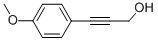 structure of CAS# 37614-59-8, 3-(4-Methoxy-Phenyl)-Prop-2-Yn-1-Ol;3-(4-METHOXY-PHENYL)-PROP-2-YN-1-OL
