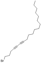 structure of CAS# 376591-04-7, 1-Bromo-4,6-Nonadecadiyne;4,6-NONADECADIYNYL BROMIDE;1-BROMO-4,6-NONADECADIYNE