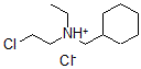 CAS 登录号：3772-64-3， 2-氯乙基-(环己基甲基)-乙基氯化铵