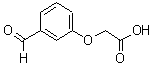 结构式 CAS# 37748-09-7, 3-甲酰基苯氧基乙酸