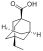 structure of CAS# 37845-05-9, 3-Ethyladamantane-1-Carboxylic Acid;3-Ethyladamantane-1-Carboxylic Acid(SALTDATA: FREE);3-ETHYLADAMANTANE-1-CARBOXYLIC ACID;3-ETHYLADAMANTANECARBOXYLIC ACID