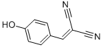 structure of CAS# 3785-90-8, [(4-Hydroxyphenyl)Methylene]Malononitrile;2-[(4-Hydroxyphenyl)Methylene]Propanedinitrile;2-(4-Hydroxybenzylidene)Malononitrile;F 2372