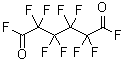 structure of CAS# 37881-62-2, Octafluoroadipoyl Difluoride;2,2,3,3,4,4,5,5-Octafluoroadipoyl Difluoride;Octafluoroadipoyl Fluoride