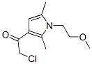 structure of CAS# 379241-47-1, 2-Chloro-1-[1-(2-Methoxyethyl)-2,5-Dimethyl-1H-Pyrrol-3-Yl]-Ethanone;Ethanone, 2-Chloro-1-[1-(2-Methoxyethyl)-2,5-Dimethyl-1H-Pyrrol-3-Yl]- (9CI)