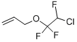 structure of CAS# 380-44-9, Allyl 2-Chloro-1,1,2-Trifluoroethyl Ether;2-CHLORO-1,1,2-TRIFLUOROETHYL ALLYL ETHER;ALLYL 2-CHLORO-1,1,2-TRIFLUOROETHYL ETHER;6-CHLORO-5,5,6-TRIFLUORO-4-OXAHEXENE
