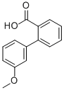 structure of CAS# 38087-96-6, 2-Biphenyl-(3'-Methoxy)Carboxylic Acid;3'-METHOXY[1,1'-BIPHENYL]-2-CARBOXYLIC ACID;2-BIPHENYL-(3'-METHOXY)CARBOXYLIC ACID;3'-METHOXY-BIPHENYL-2-CARBOXYLIC ACID