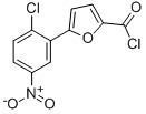 structure of CAS# 380871-34-1, 5-(2-Chloro-5-Nitrophenyl)Furan-2-Carbonyl Chloride