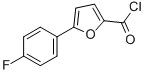structure of CAS# 380889-69-0, 5-(4-Fluorophenyl)Furan-2-Carbonyl Chloride