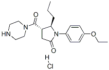 CAS#: 38124-08-2， (4S,5R)-1-(4-Ethoxyphenyl)-4-(Piperazine-1-Carbonyl)-5-Propylpyrrolidin-2-One Hydrochloride