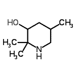 CAS 登录号：381680-27-9， 2,2,5-三甲基-3-哌啶醇