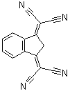 结构式 CAS# 38172-19-9, 1,3-二(二氰基亚甲基)茚满
