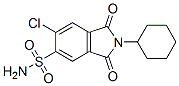 CAS 登录号：3822-99-9， 6-氯-2-环己基-1,3-二氧代异吲哚-5-磺酰胺