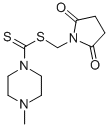 CAS#: 38221-41-9， (2,5-Dioxopyrrolidin-1-Yl)Methyl 4-Methylpiperazine-1-Carbodithioate