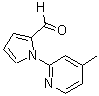 结构式 CAS# 383136-14-9, 1-(4-甲基-2-吡啶基)-1H-吡咯-2-甲醛