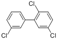 structure of CAS# 38444-81-4, 2,3',5-Trichlorobiphenyl;2,3',5-Trichloro-1,1'-Biphenyl;Chebi:34215;2,3',5-Trichlorobiphenyl