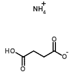 CAS 登录号：38457-08-8， 3-羧基丙酸铵