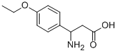 structure of CAS# 38499-22-8, 3-Amino-3-(4-Ethoxyphenyl)Propanoic Acid;3-Amino-3-(4-Ethoxyphenyl)Propanoic Acid(SALTDATA: FREE);3-AMINO-3-(4-ETHOXY-PHENYL)-PROPIONIC ACID;3-AMINO-3-(4-ETHOXYPHENYL)PROPANOIC ACID