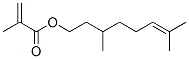 CAS#: 38582-32-0， 2-Methyl-2-Propenoic Acid 3,7-Dimethyl-6-Octen-1-Yl Ester