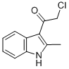 结构式 CAS# 38693-08-2, 2-氯-1-(2-甲基-1H-吲哚-3-基)-乙酮