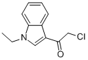结构式 CAS# 38693-16-2, 2-氯-1-(1-乙基-1H-吲哚-3-基)-乙酮