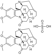 CAS#: 38741-38-7， Brucine Sulfate.