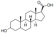 CAS#: 38775-99-4， (3R,5R,8R,9S,10S,13S,14S,17S)-3-Hydroxy-10,13-Dimethyl-2,3,4,5,6,7,8,9,11,12,14,15,16,17-Tetradecahydro-1H-Cyclopenta[a]Phenanthrene-17-Carboxylic Acid