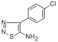 structure of CAS# 388088-77-5, 4-(4-Chlorophenyl)-1,2,3-Thiadiazol-5-Amine;4-(4-Chlorophenyl)-1,2,3-Thiadiazol-5-Amine ,97%;4-(4-CHLOROPHENYL)-1,2,3-THIADIAZOL-5-AMINE