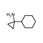 structure of CAS# 388095-20-3, 1-Cyclohexylcyclopropanamine;(1-cyclohexylcyclopropyl)amine;1-Cyclohexyl-cyclopropylamine