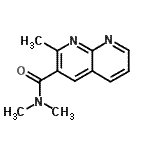 CAS 登录号：388565-47-7， N,N,2-三甲基-1,8-萘啶-3-甲酰胺