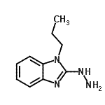 结构式 CAS# 388574-71-8, 2-肼基-1-丙基-1H-苯并咪唑