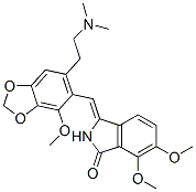 CAS#: 38952-67-9， 3-[[6-(2-Dimethylaminoethyl)-4-Methoxy-1,3-Benzodioxol-5-Yl]Methylidene]-6,7-Dimethoxyisoindol-1-One