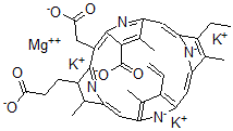 CAS#: 39011-07-9， Potassium chlorophyllin A