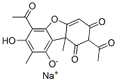 CAS#: 39012-86-7， Sodium 2,6-Diacetyl-7,9-Dihydroxy-8,9b-Dimethyl-1-Oxodibenzofuran-3-Olate