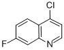structure of CAS# 391-82-2, 4-Chloro-7-Fluoroquinoline;4-CHLORO-7-FLUOROQUINOLINE