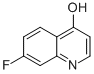 structure of CAS# 391-83-3, 7-Fluoro-4-Hydroxyquinoline;7-Fluoro-4-Quinolone;Qu120;Kuc100215