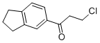 structure of CAS# 39105-39-0, 3-Chloro-1-Indan-5-Yl-Propan-1-One;3-Chloro-1-(2,3-Dihydro-1H-Inden-5-Yl)-1-Propanone;3-CHLORO-1-INDAN-5-YL-PROPAN-1-ONE;5-(3-CHLOROPROPIONYL)INDAN