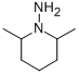 structure of CAS# 39135-39-2, 1-Amino-2,6-Dimethylpiperidine;2,6-Dimethyl-1-Piperidinamine;(2,6-Dimethyl-1-Piperidyl)Amine;1-Amino-2,6-Dimethylpiperidine