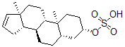 CAS 登录号：39156-29-1， [(3S,5S,8R,9S,10S,13R,14S)-10,13-二甲基-2,3,4,5,6,7,8,9,11,12,14,15-十二氢-1H-环戊二烯并[a]菲-3-基]氢硫酸盐