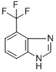 structure of CAS# 392-11-0, 4-(Trifluoromethyl)-1H-Benzimidazole;Nsc403001