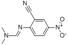 结构式 CAS# 39263-34-8, N'-(2-氰基-4-硝基苯基)-N,N-二甲基亚胺甲酰胺
