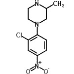 structure of CAS# 392710-17-7, 1-(2-Chloro-4-Nitrophenyl)-3-Methylpiperazine;1-(2-chloro-4-nitrophenyl)-3-methylpiperazine;CBDivE_005743;EU-0036006